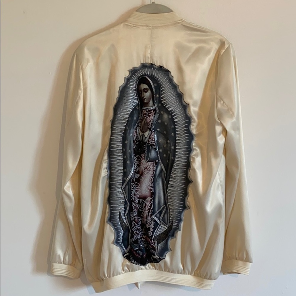 Satin bomber jacket